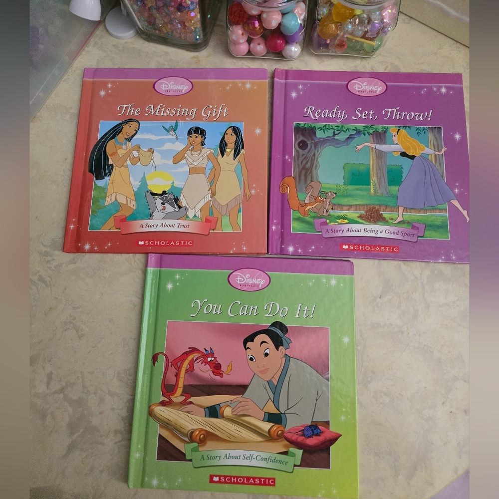 Disney Princess Hardcover story books set of 3!